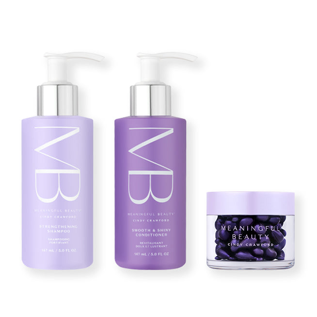 3-Piece Essentials Haircare System with Wrinkle Smoothing Capsules