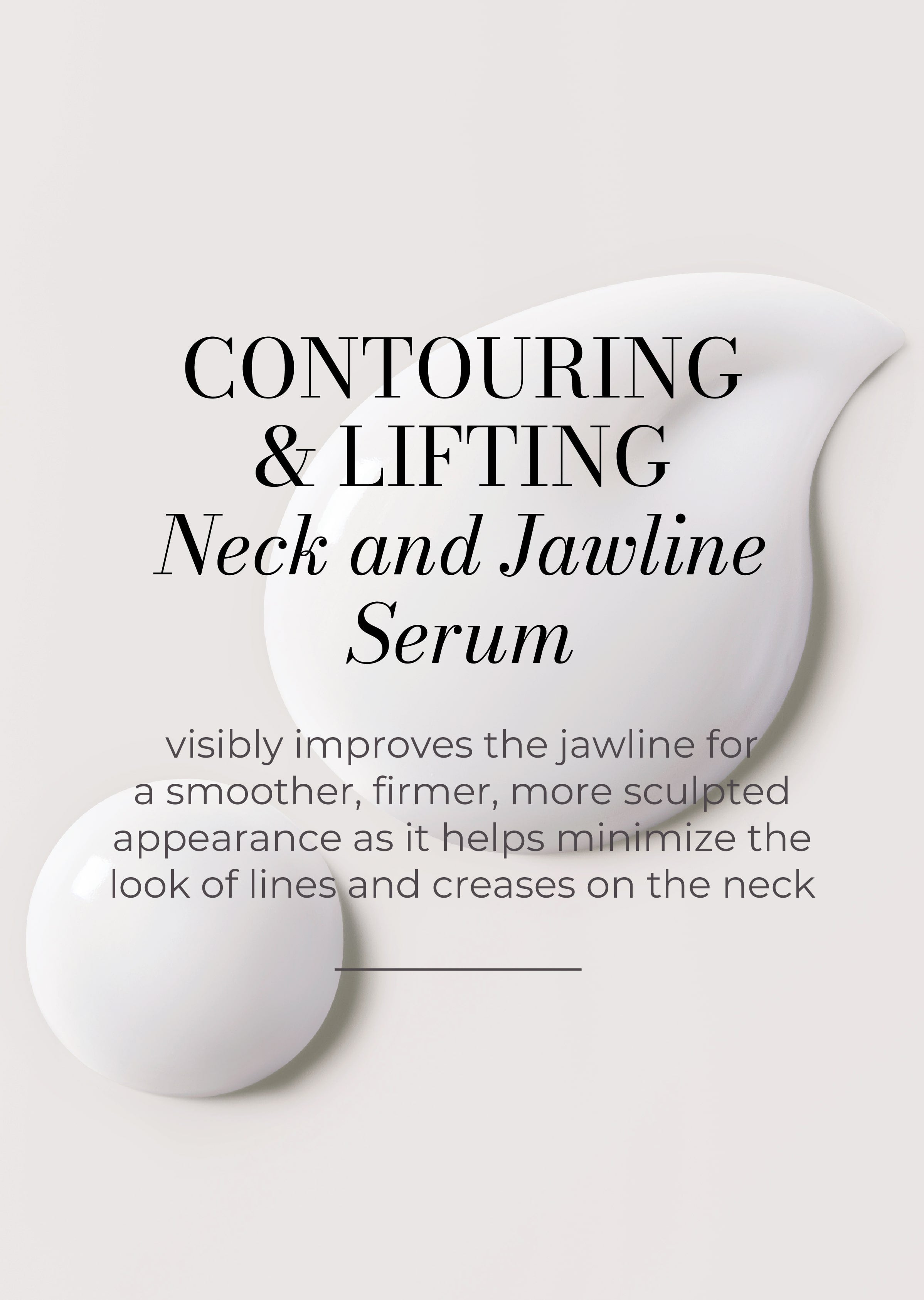 Contouring and Lifting Neck and Jawline Serum